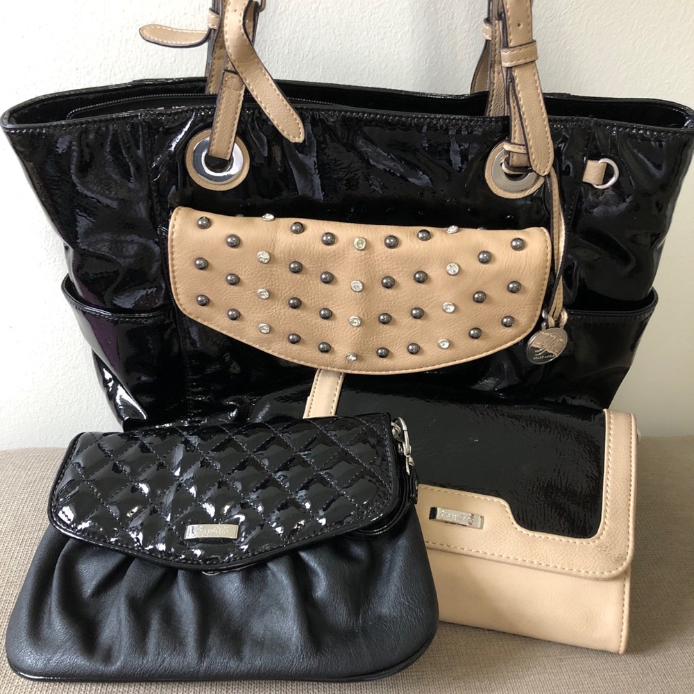 4 Piece EUC Grace Adele Satchel and Crossbody - Picture 14 of 14